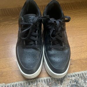 Women’s Air Force 1 sage platform Black Sneakers